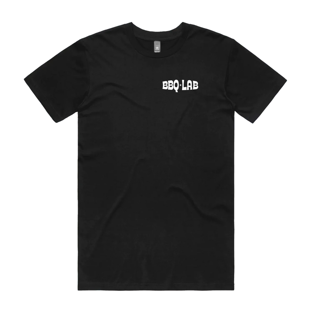 Black front flat lay